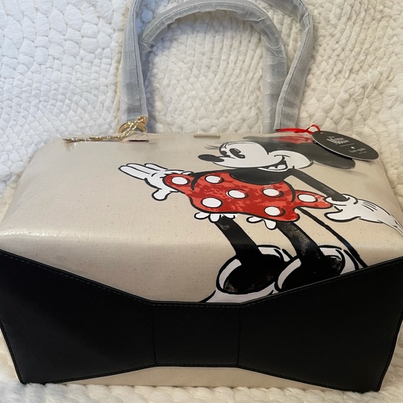 ♠️ 🆕 Kate Spade SET Minnie Mouse TOTE and a KEYCHAIN - Picture 6 of 16